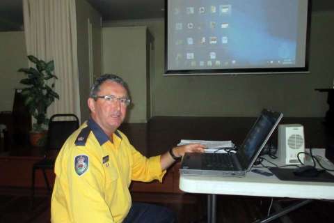 Ian Cook RFS at the Cove Hall